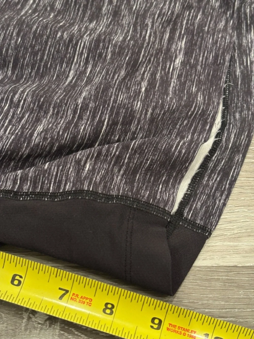 Lululemon Short Textured Gray Pace Breaker Lined 9